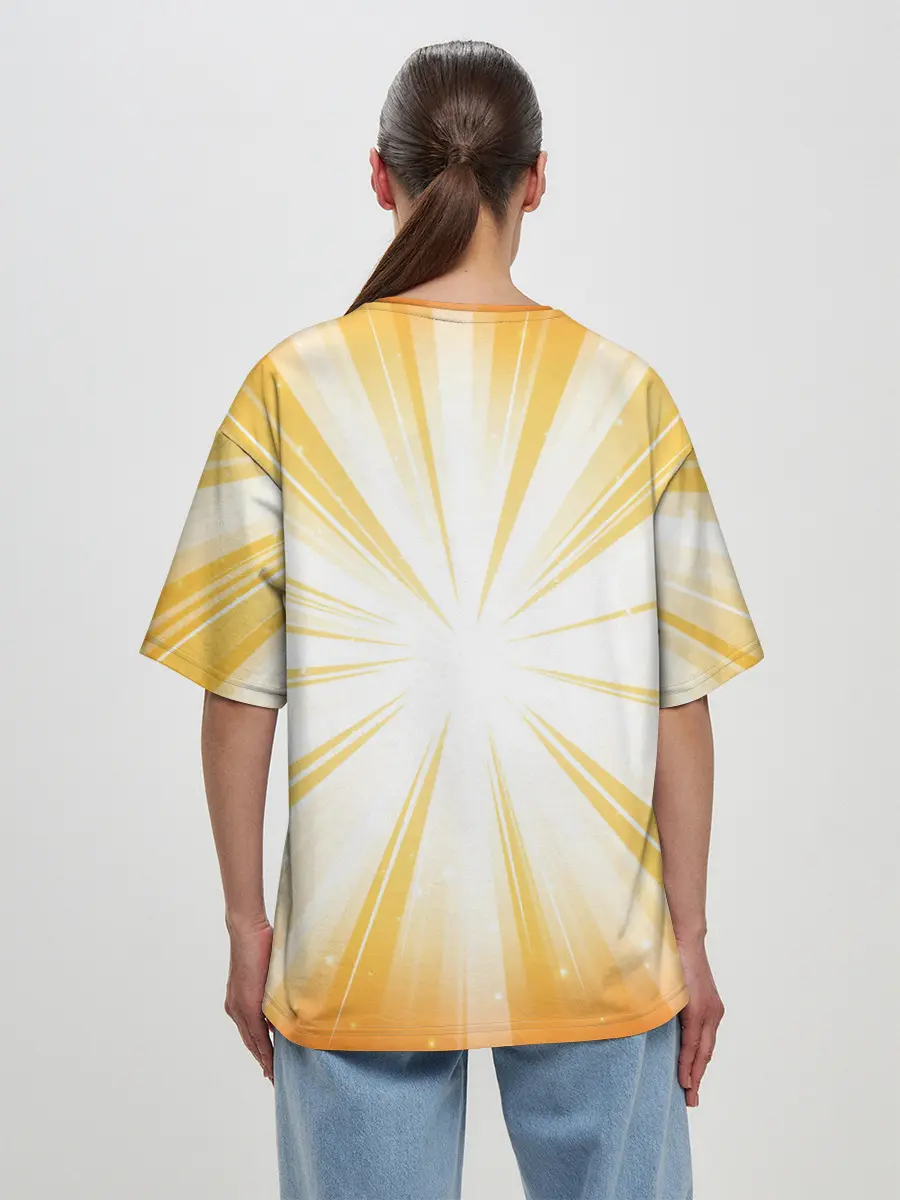 Женская футболка оверсайз / Иноске Хашибира Kimetsu no Yaiba