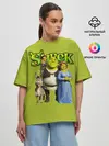 Женская футболка оверсайз / Шрек/Shrek