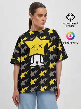 Женская футболка оверсайз / ChibiStar