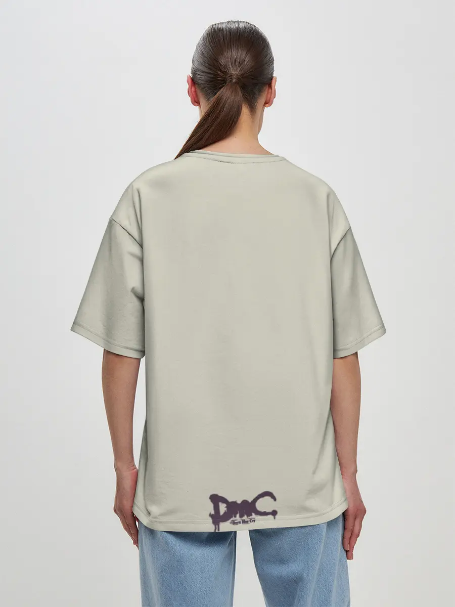 Женская футболка оверсайз / Dante Big head