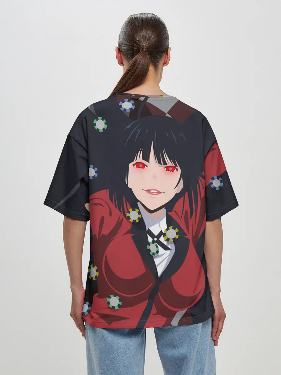 Женская футболка оверсайз / Юмэко Джабами | Какэгуруи