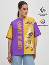 Женская футболка оверсайз / Леброн NBA