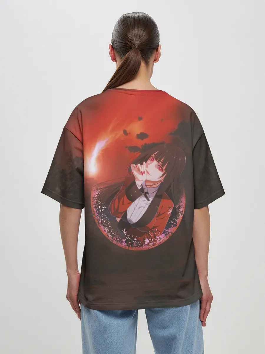 Женская футболка оверсайз / Kakegurui Yumeko Jabami art