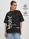 Женская футболка оверсайз / CuberPunk 2077