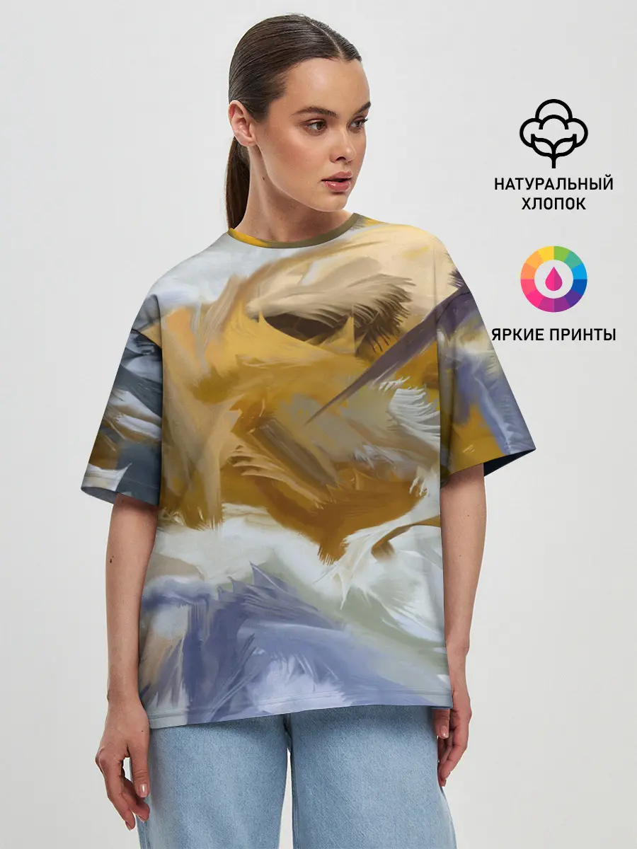 Женская футболка оверсайз / FET