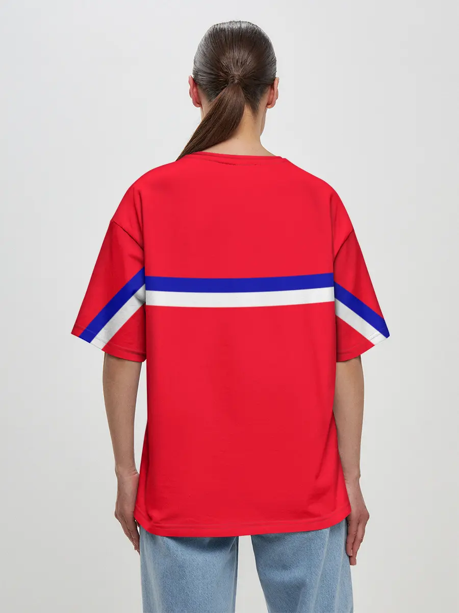 Женская футболка оверсайз / Сборная Сербии.