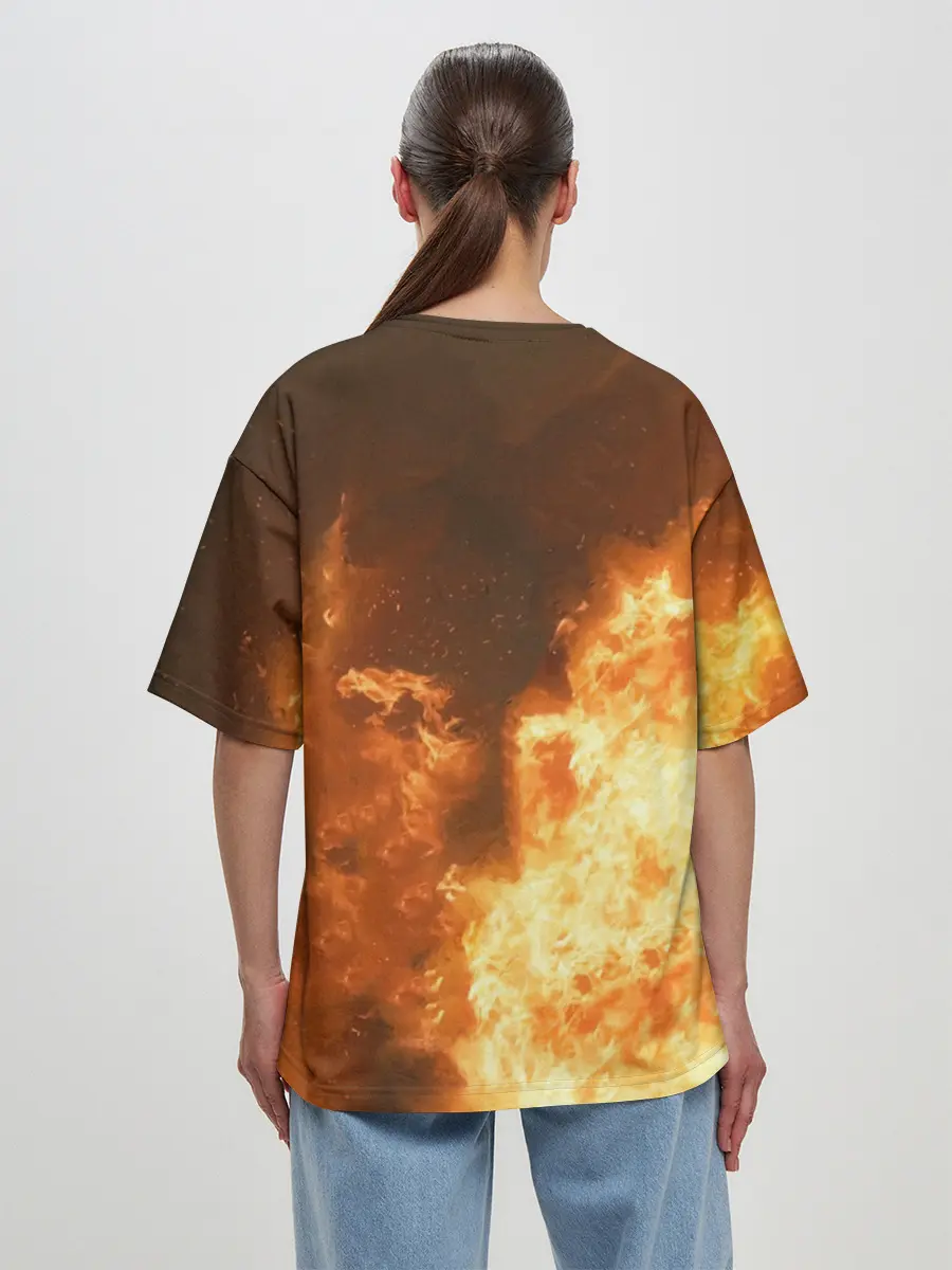 Женская футболка оверсайз / MORTAL SHELL WARRIOR