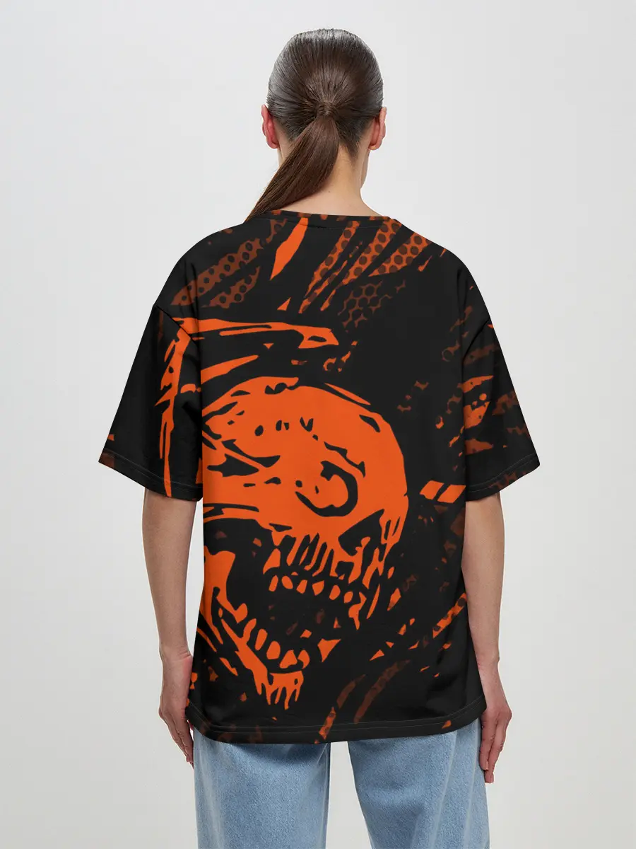 Женская футболка оверсайз / Without a soul