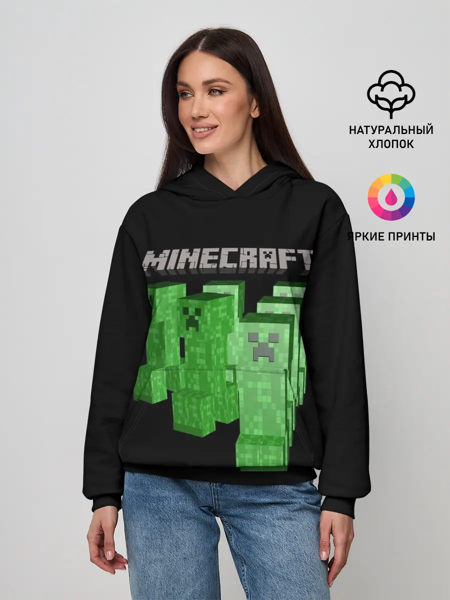 Женское худи / MINECRAFT CREEPER