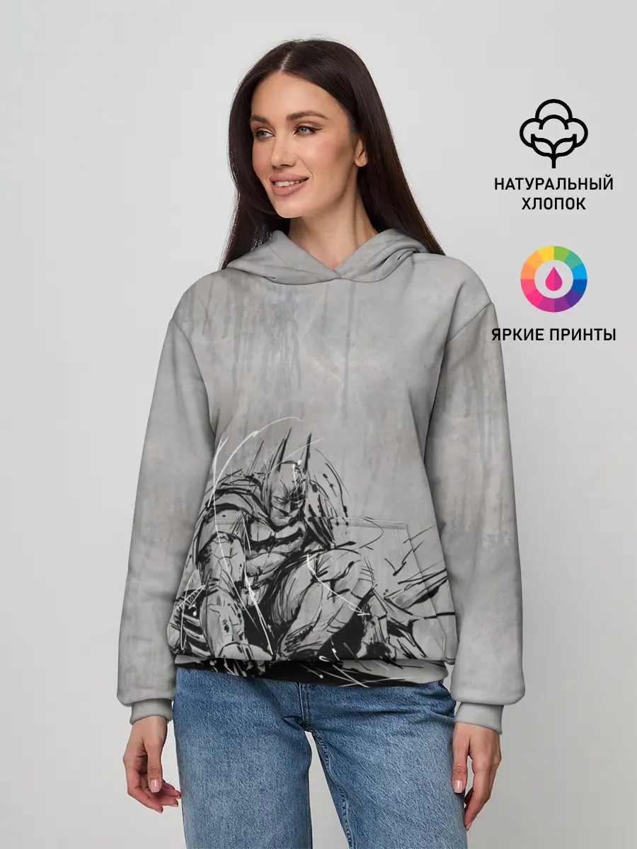 Женское худи / Batman: Arkham Knight