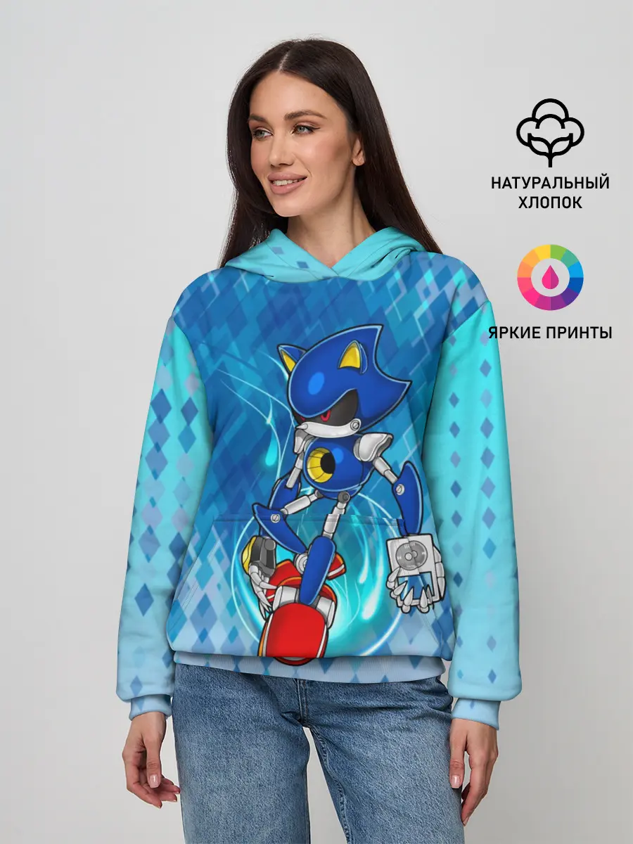 Женское худи / Metal Sonic