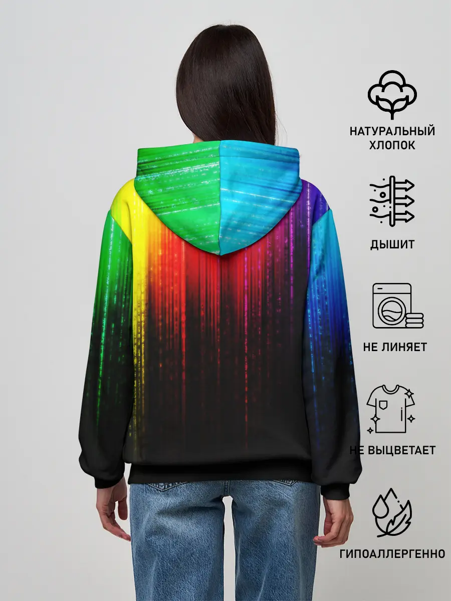 Женское худи / КРАСКИ ГРАДИЕНТ