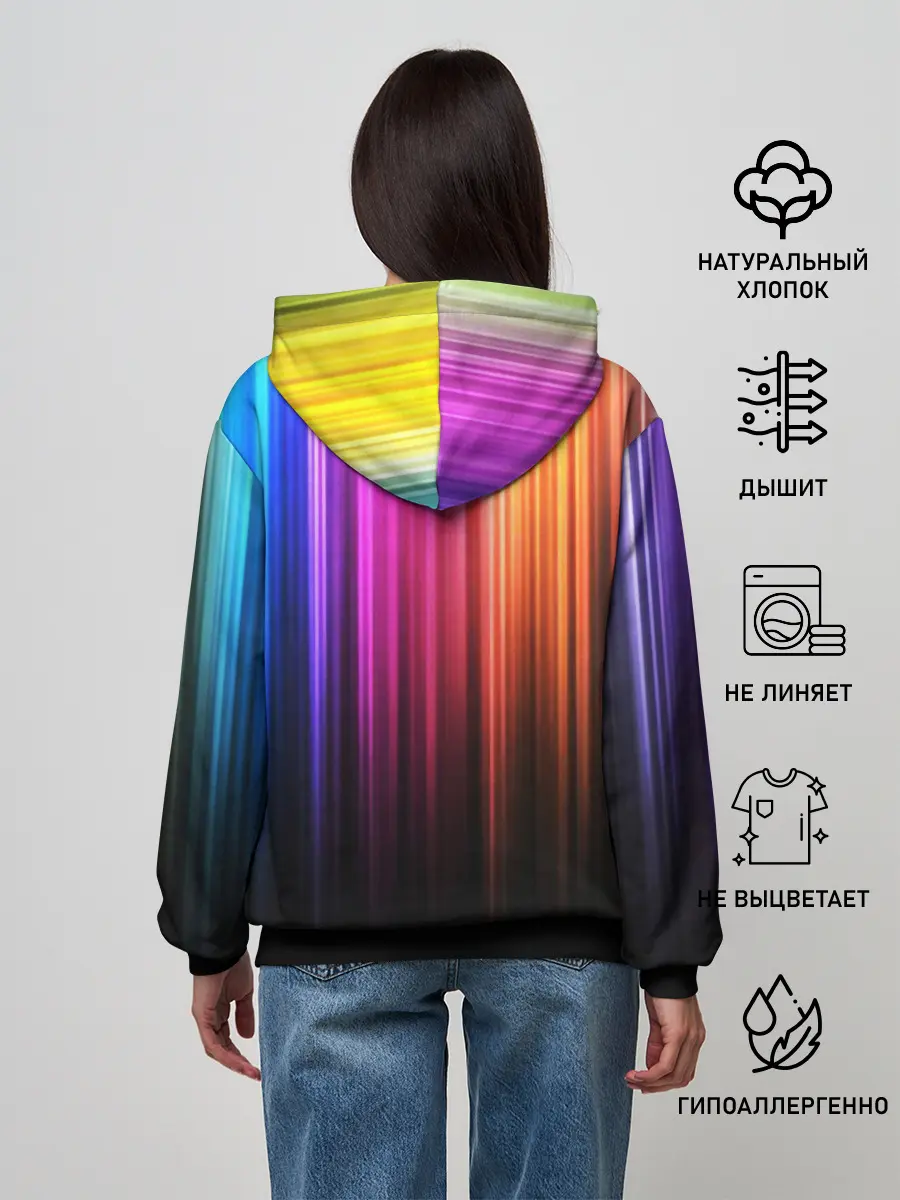 Женское худи / НЕОНОВЫЙ ЦВЕТ