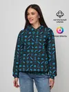 Женское худи / Batman pattern
