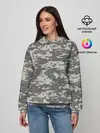 Женское худи / Цифровой камуфляж