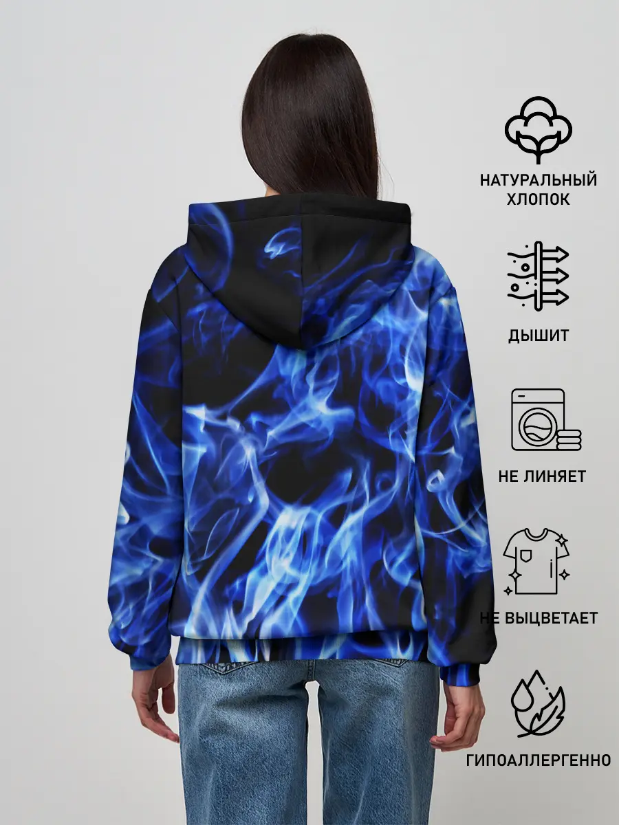 Женское худи / ДЫМ