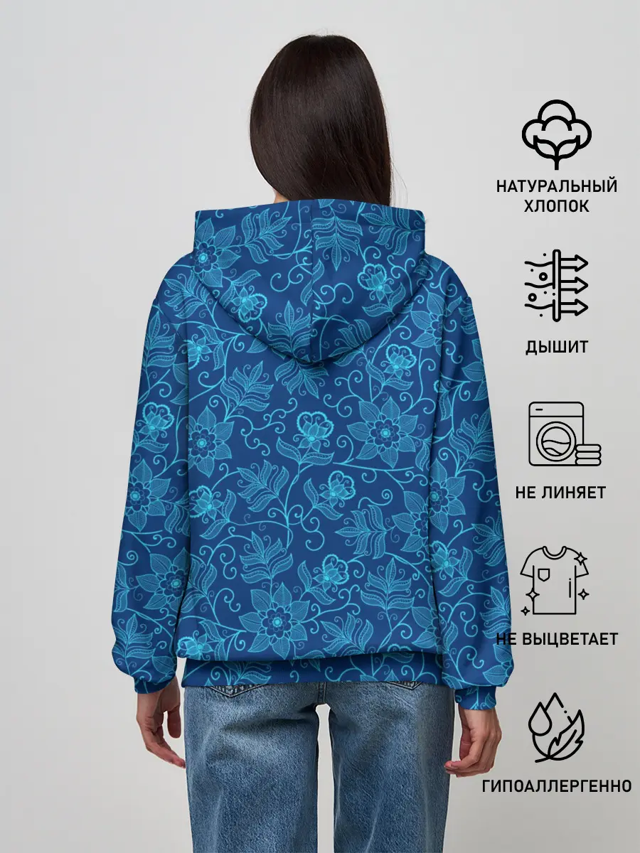 Женское худи / Узоры Природы