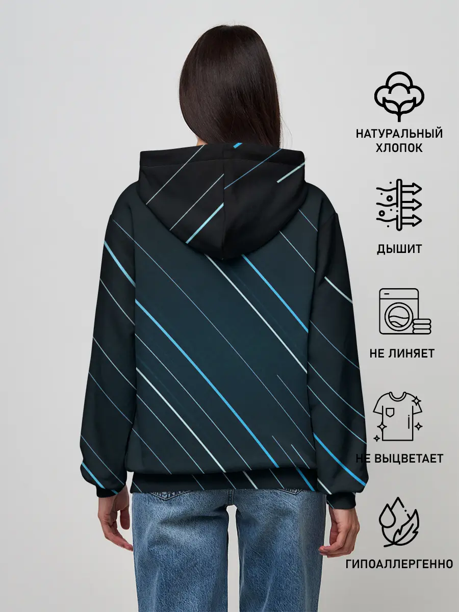 Женское худи / Абстракция