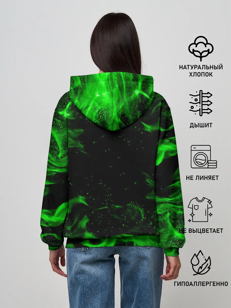 Женское худи / MINECRAFT CREEPER