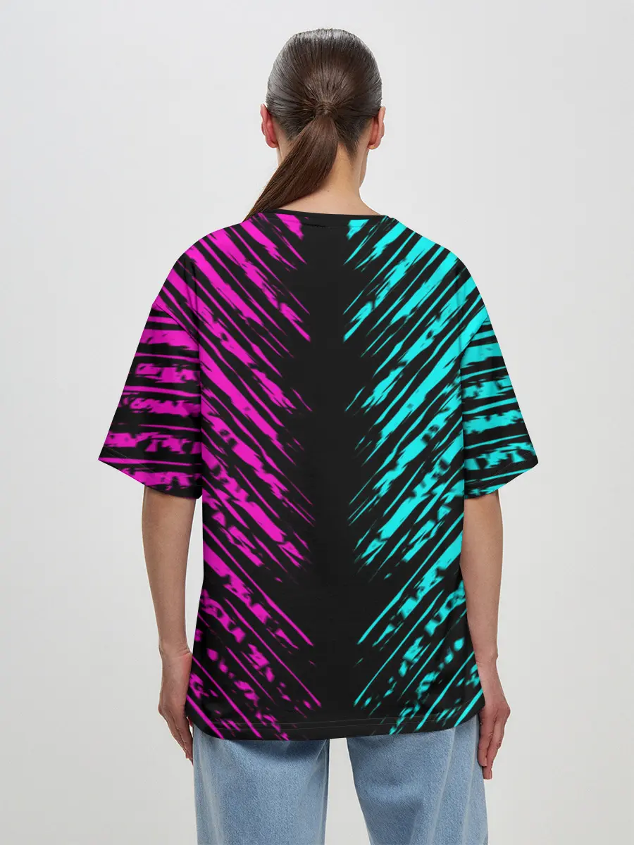 Женская футболка оверсайз / Among us sad boys.