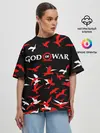 Женская футболка оверсайз / GOD OF WAR