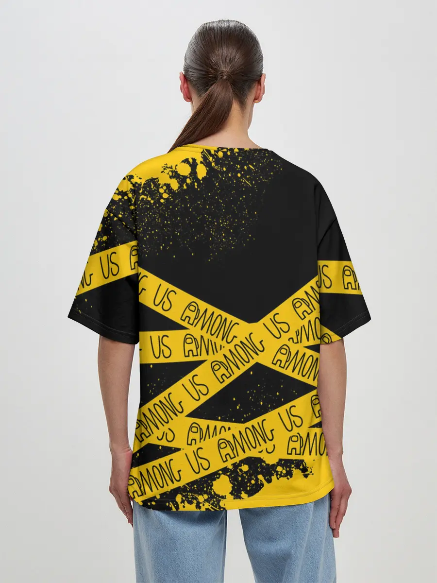 Женская футболка оверсайз / AMONG US / Амонг Ас