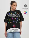 Женская футболка оверсайз / AMONG US