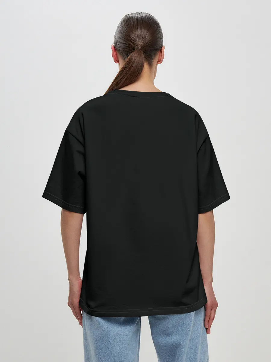 Женская футболка оверсайз / Аска Евангелион Nerv