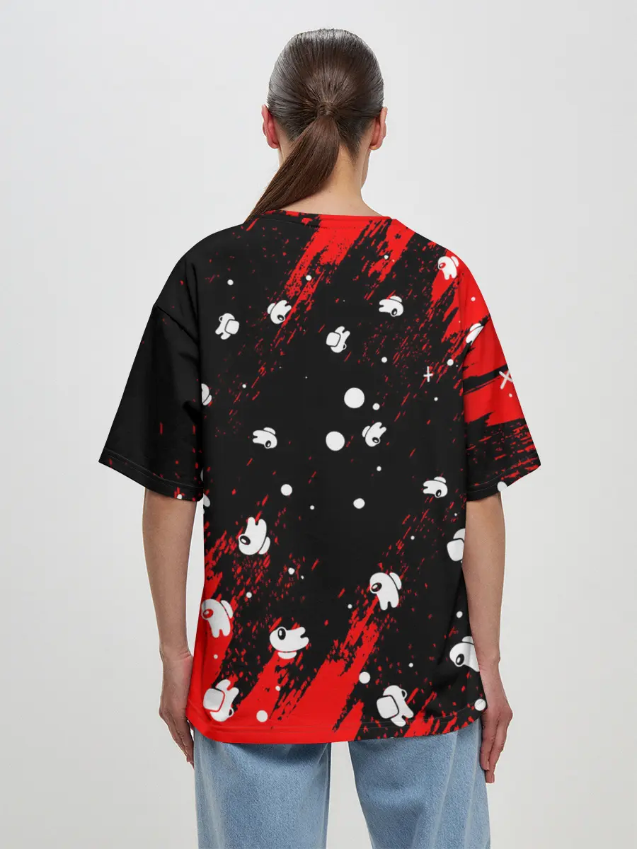 Женская футболка оверсайз / Among Us