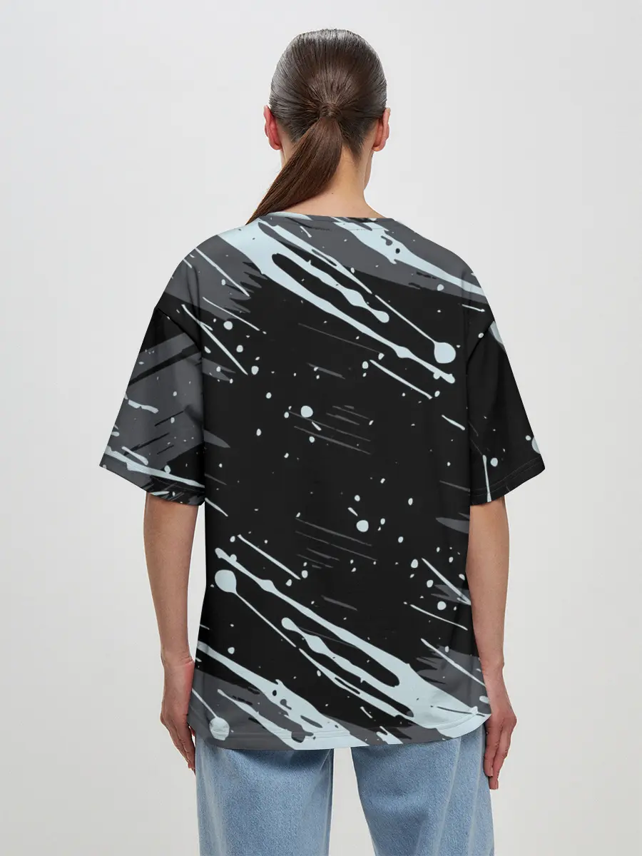 Женская футболка оверсайз / Battle Royale - PUBG.