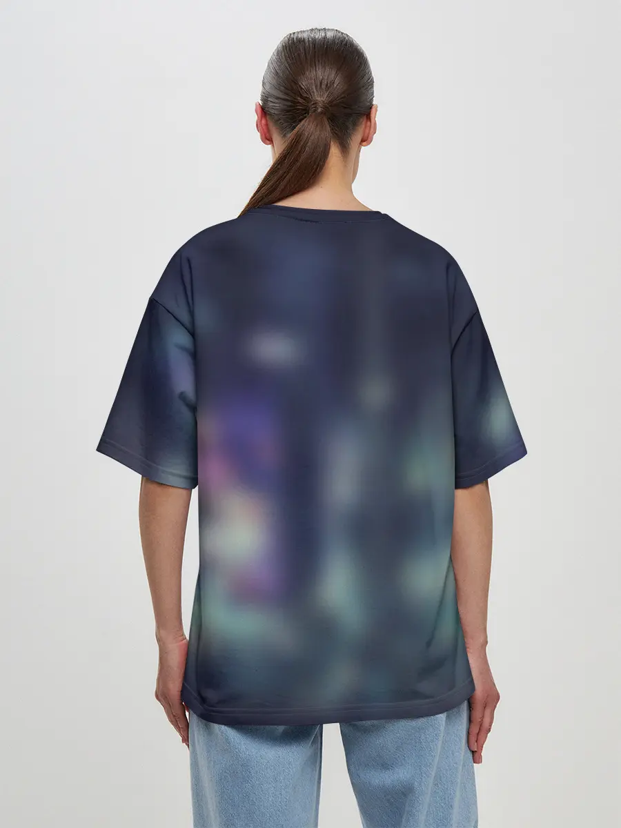 Женская футболка оверсайз / Welcome to Night City