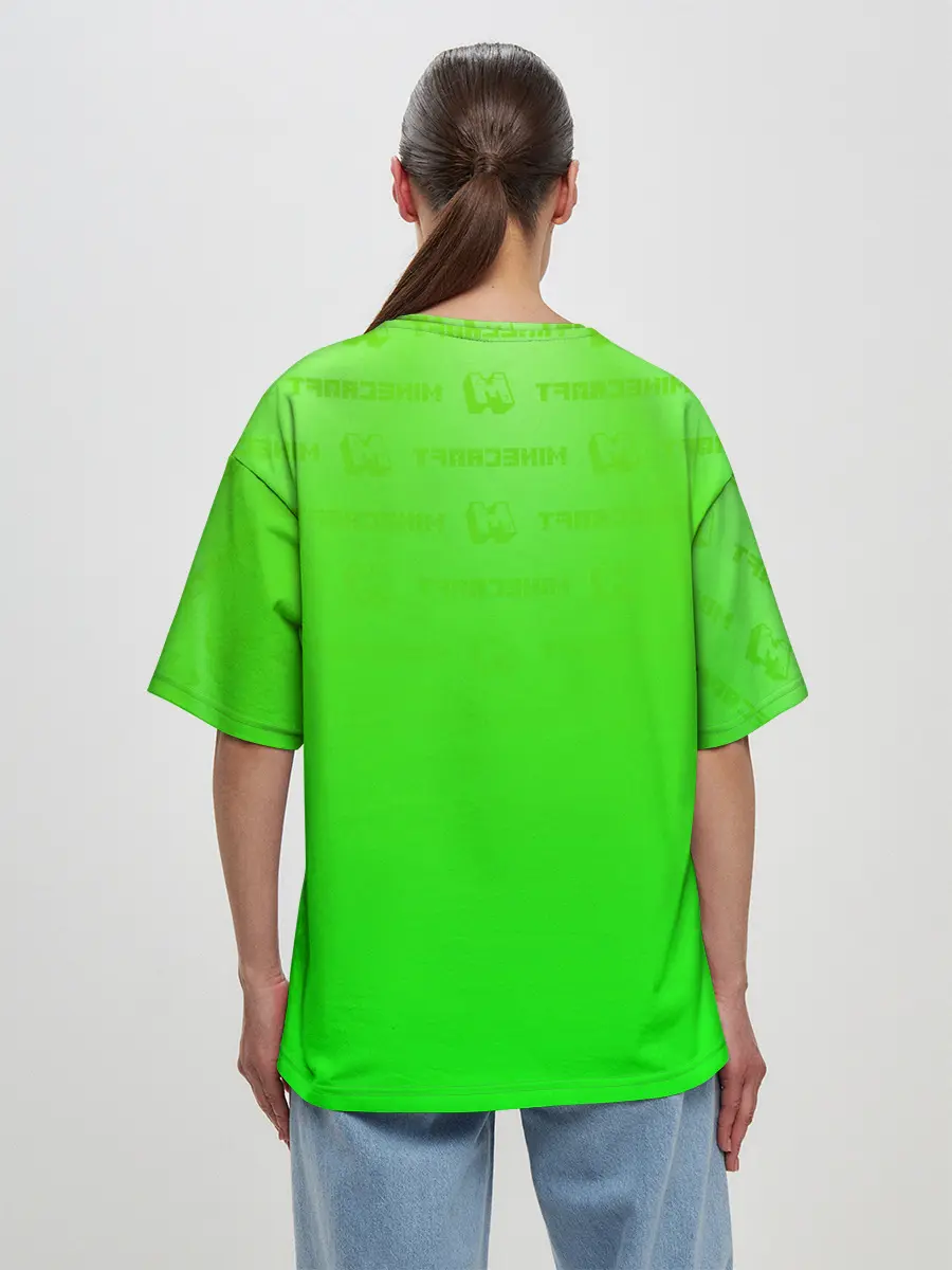 Женская футболка оверсайз / Minecraft