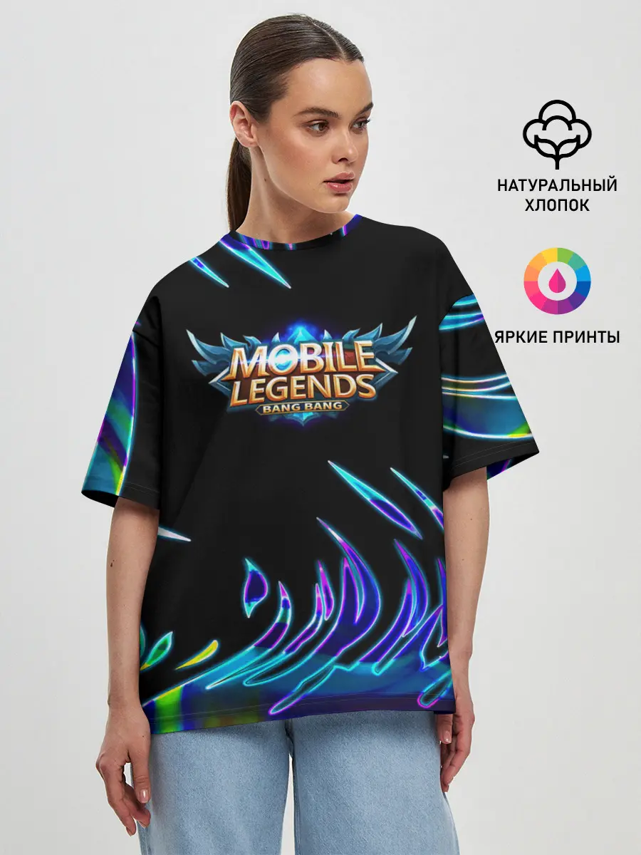 Женская футболка оверсайз / Mobile Legends: Bang Bang