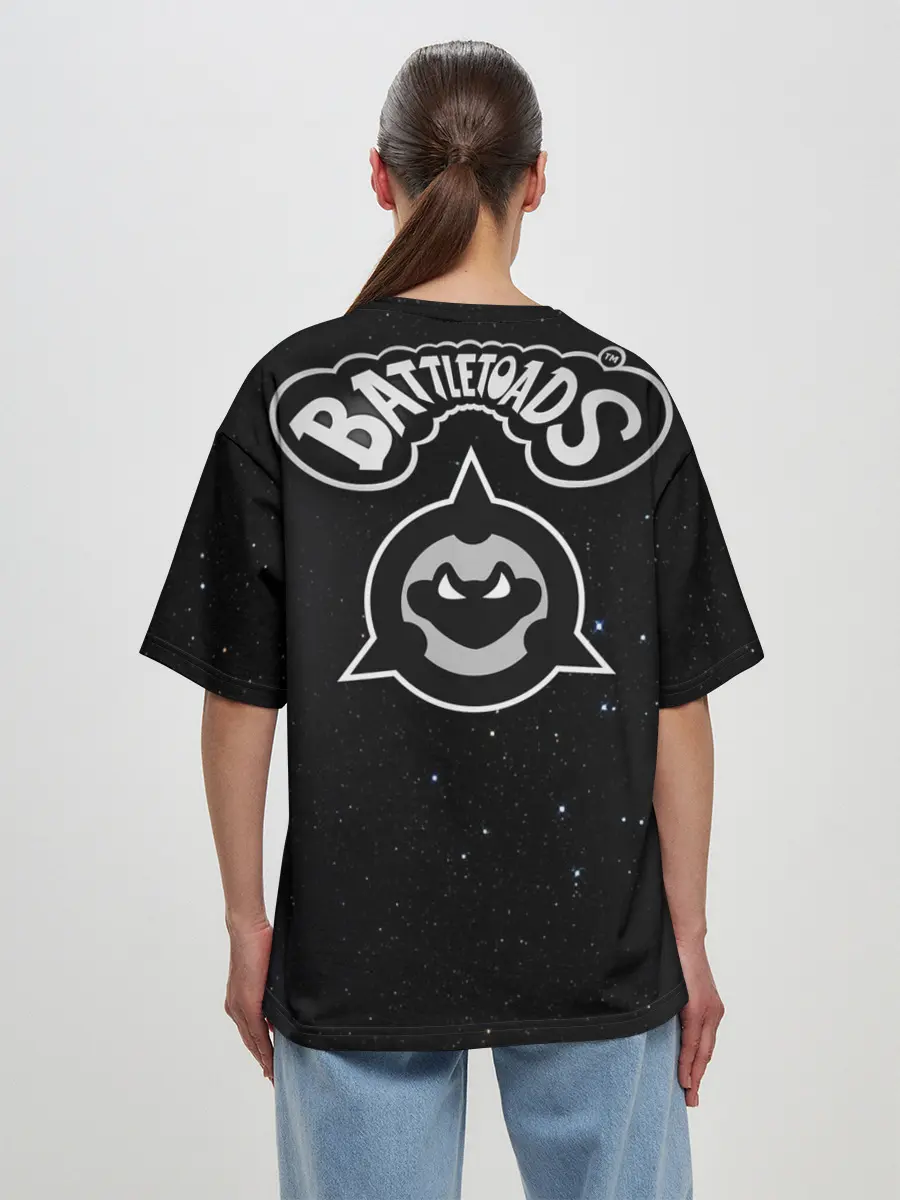 Женская футболка оверсайз / Battletoads