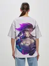 Женская футболка оверсайз / KDA Akali