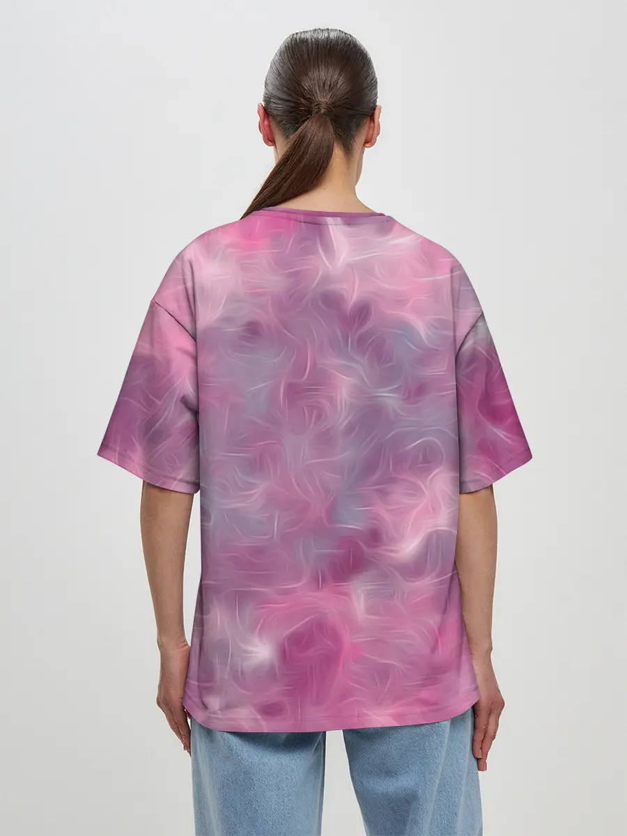 Женская футболка оверсайз / Незуко Камадо