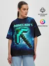 Женская футболка оверсайз / Minecraft