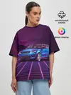 Женская футболка оверсайз / Range Rover Sport