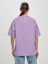 Женская футболка оверсайз / Глициниевый цвет