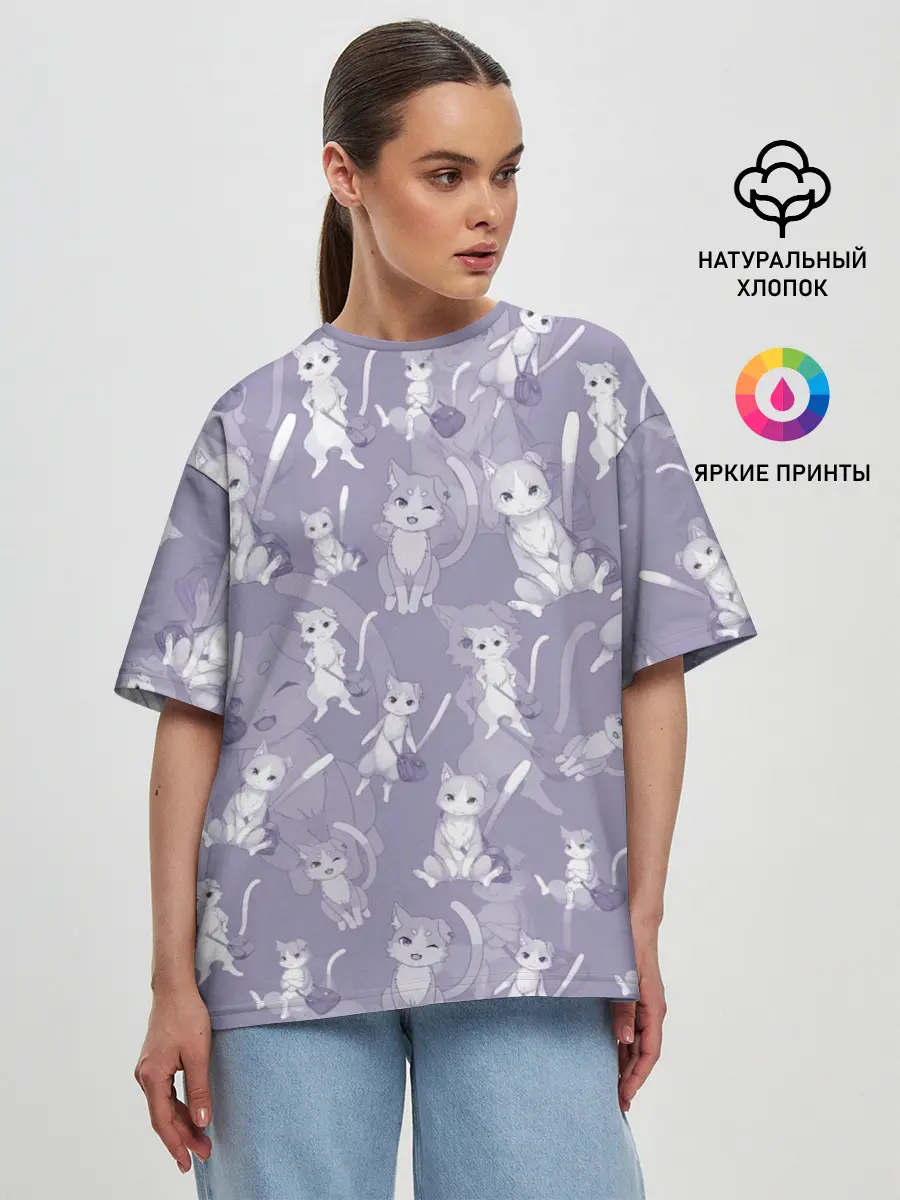 Женская футболка оверсайз / Re:Zero Пак