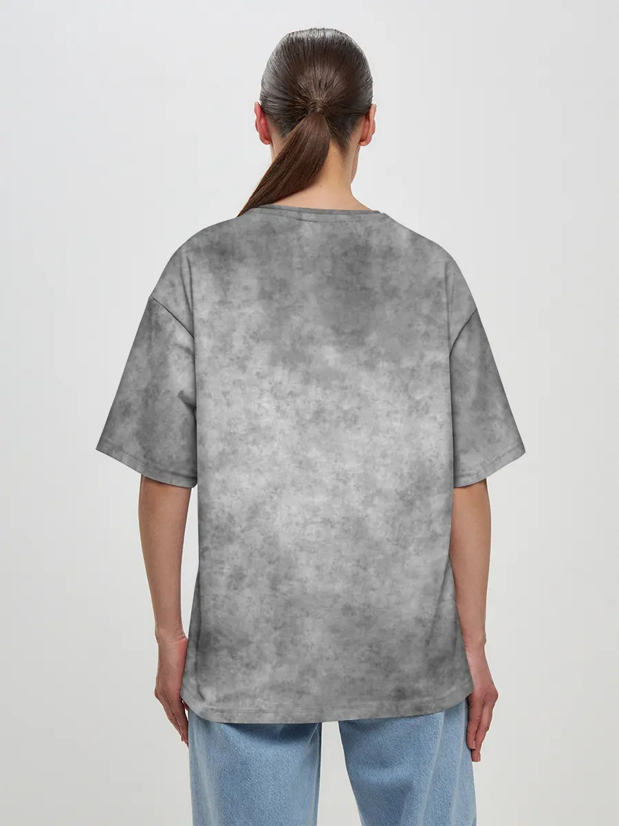 Женская футболка оверсайз / Лев