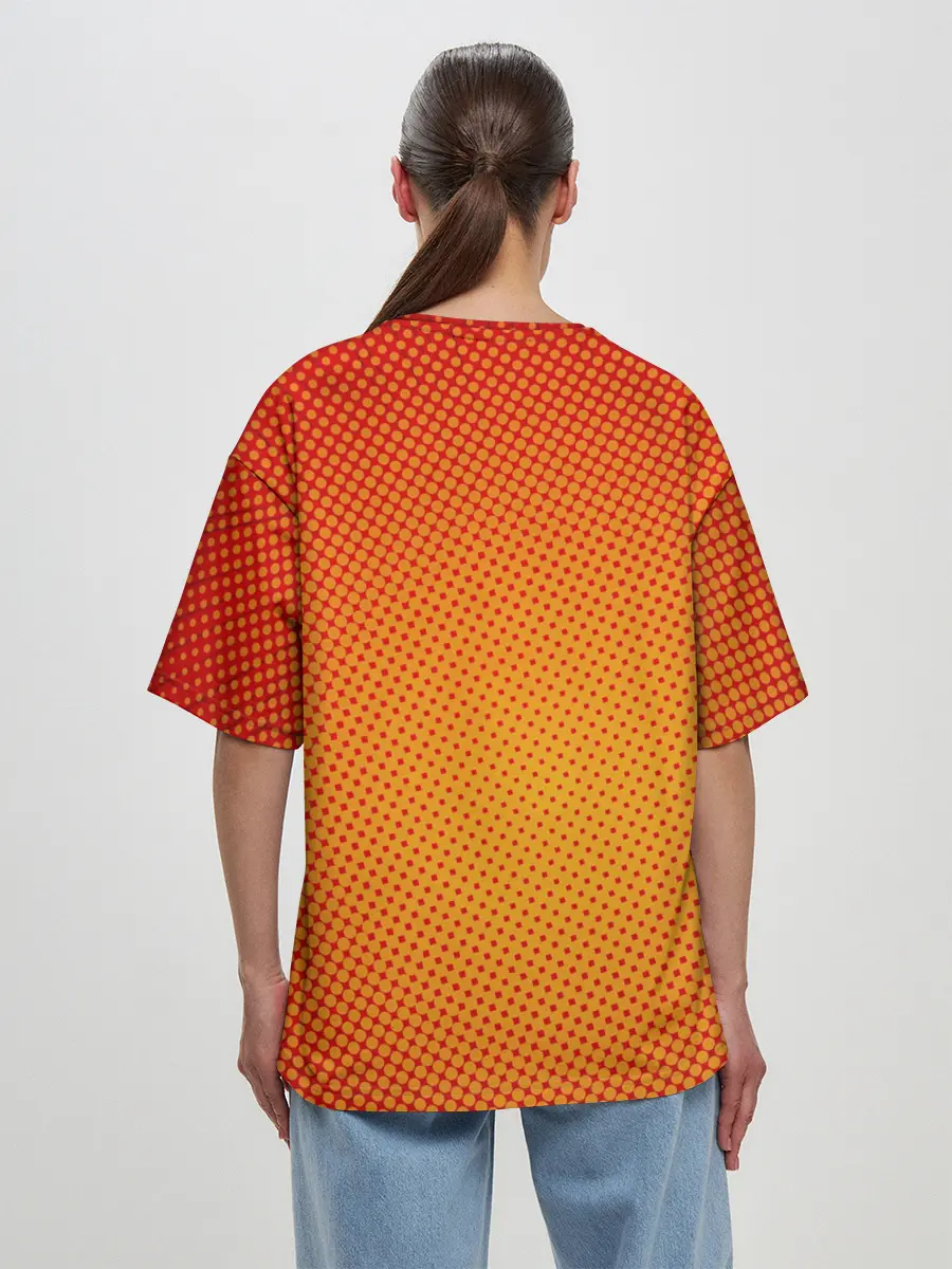 Женская футболка оверсайз / Cat Pop