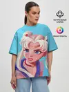 Женская футболка оверсайз / Sailor Moon | Сейлор Мун