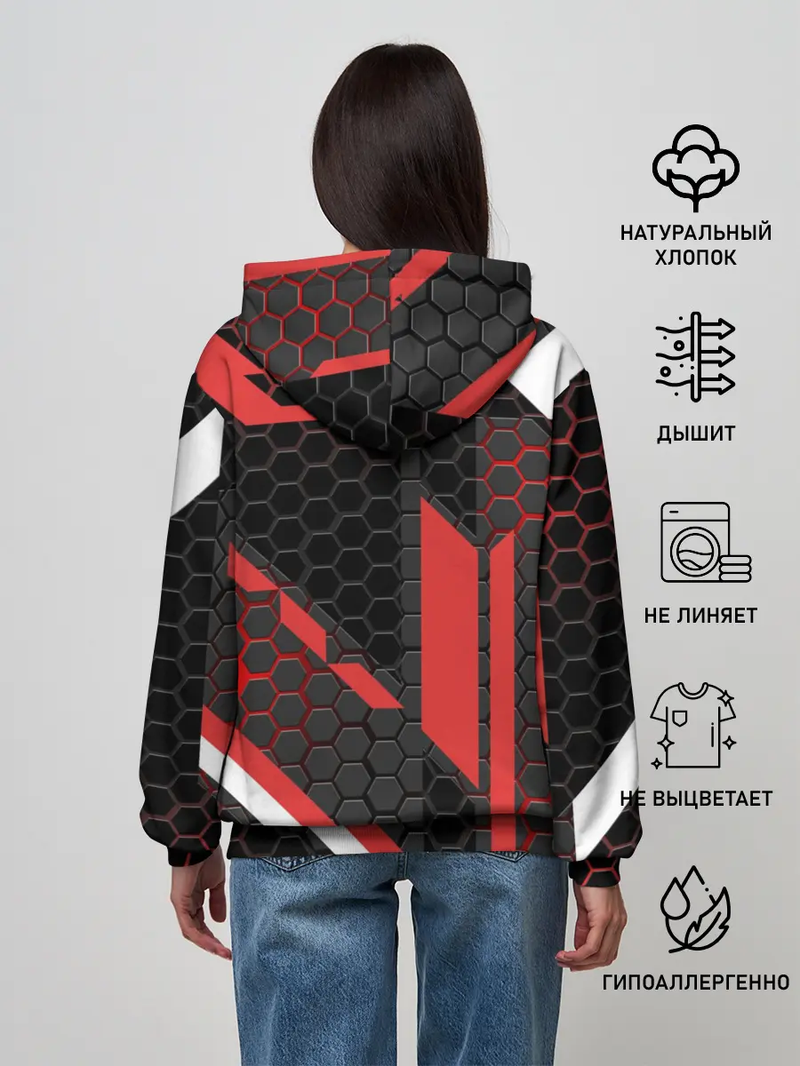 Женское худи / CS GO CYREX 3D | КС ГО САЙРЕКС