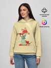 Женское худи / Лисичка с флейтой