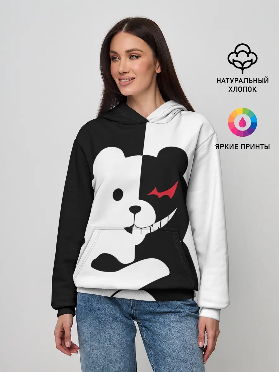 Женское худи / MONOKUMA / МОНОКУМА