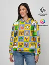 Женское худи / Super Mario Pop art