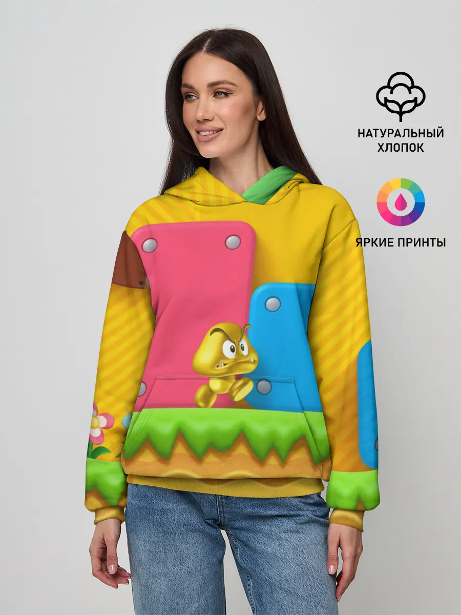 Женское худи / Супер Марио