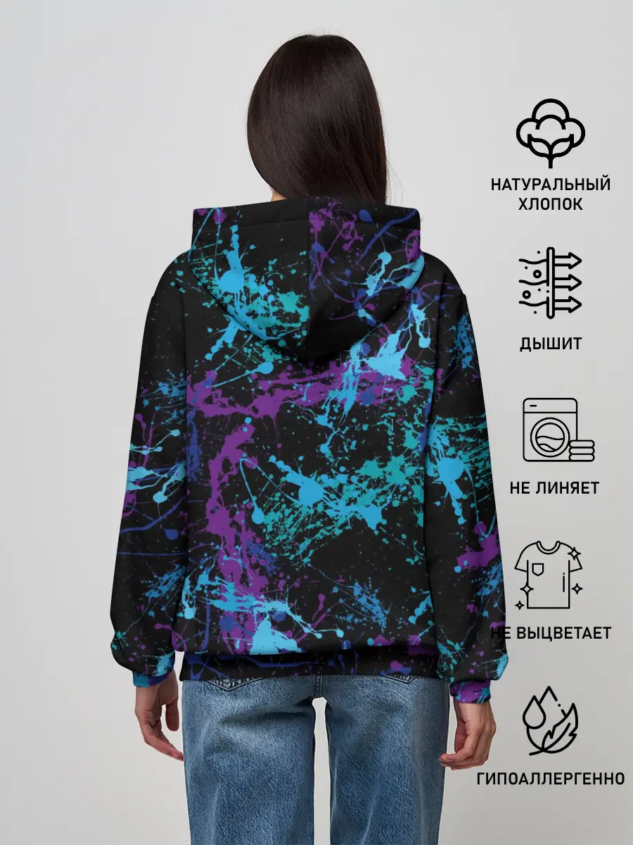 Женское худи / Брызги