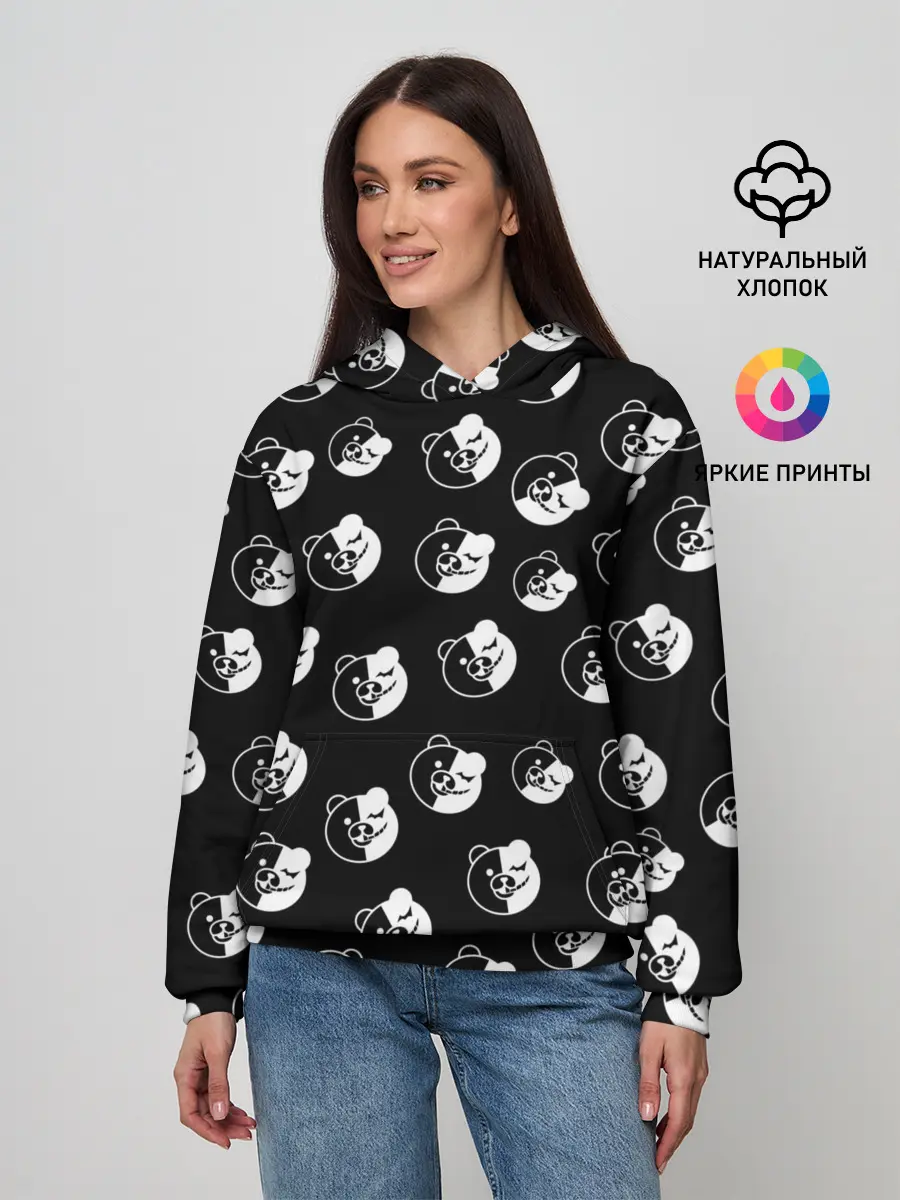 Женское худи / Монокума